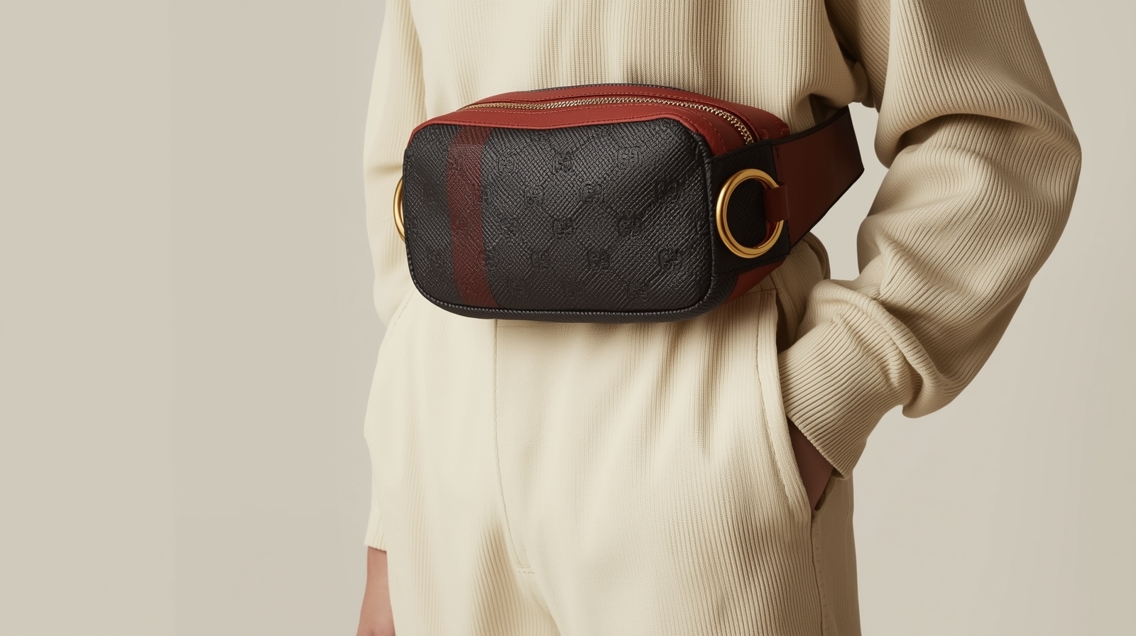 Luxury Gucci tote bag fashion banner